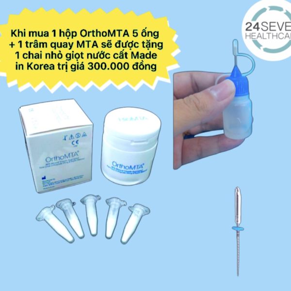 COMBO ORTHOMTA+ COMPACTER chai nhỏ giọt đựng nước cất