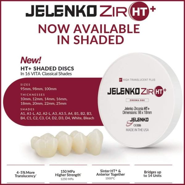Phôi sứ JELENKO ZELZIR HT+
