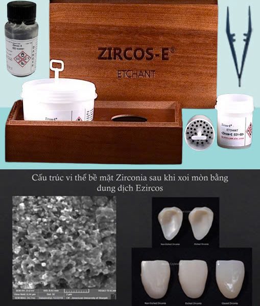 DUNG DỊCH XOI MÒN BỀ MẶT DÁN ZIRCONIA - EZIRCOS